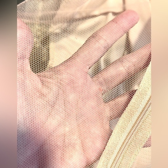 🧡Peach,Gorgeous & Sultry Tatted Lace & Mesh, Victorian-Fashioned Beauty,Size XL - Picture 11 of 16